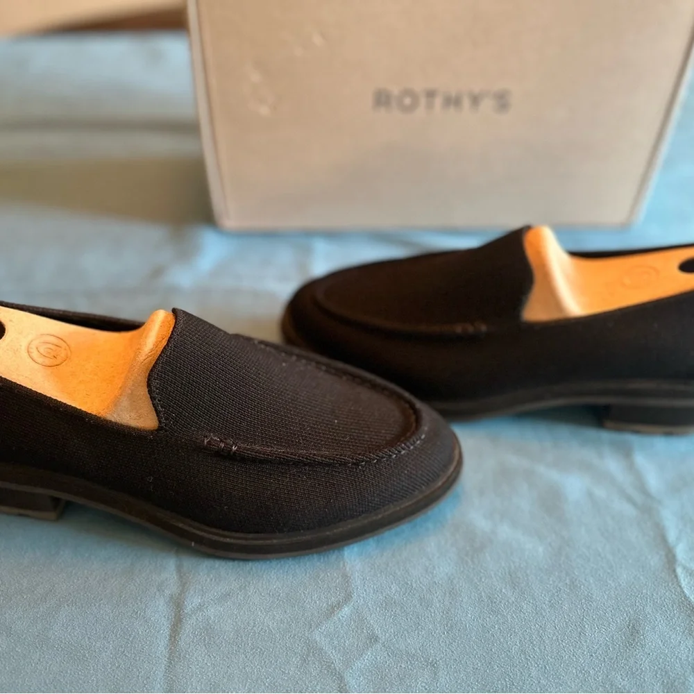 Rothy’s The Lug Loafer in Black - Picture 6 of 8
